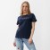 Female T-shirt, dark gray color, size 54