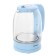Teapot Maunfeld MGK-613BL, glass, 1.7 l, 2200 watts, blue