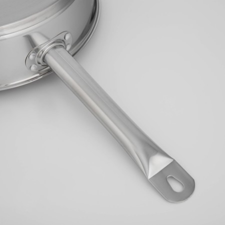 Сковорода «Общепит», d=28 см, h=7,5 см, корпус 0,6 мм, дно ТРС 3,5 мм, индукция-2
