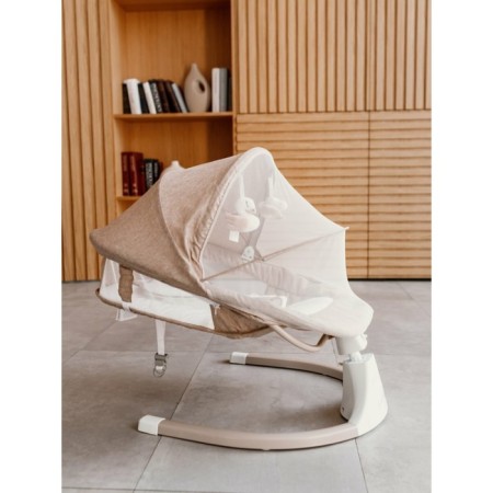 Electric shackles Children's Amarobaby Lucky Swing, beige color-18