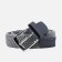 Building belt, width 2.5 cm, metal buckle, gray color