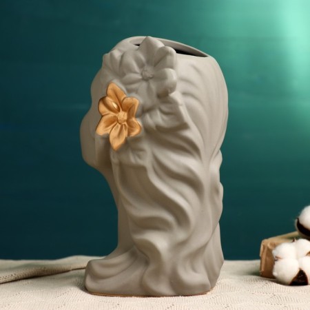 Kashpo - Vase "Lilith" gray 25*14cm-3