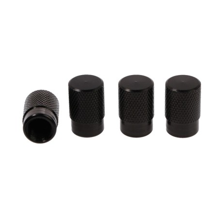 Torso valve cap, black, set 4 pcs