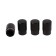 Torso valve cap, black, set 4 pcs