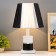 Aurika E27 40W Belo-Black 25x25x41 cm Risalux