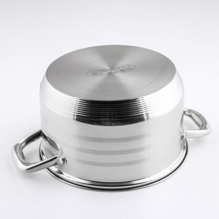 Elis pan, 4.5 l, d = 22 cm, capsule, glass cover-3