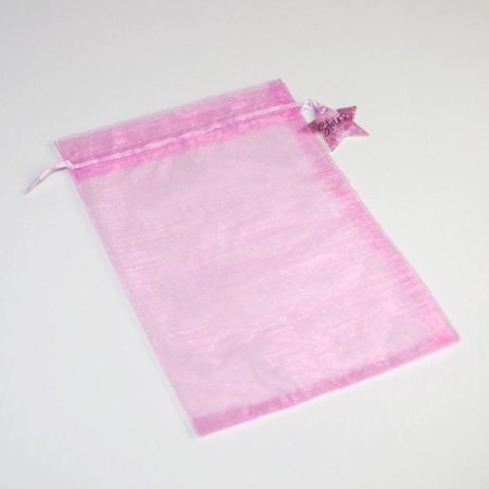 Bagon Gift Organza Violet "Stars", with a nameplate, 20 x 30 cm +/- 1.5 cm-1