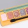 Palette of eyelids, with pearl shine, 8 colors