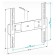 Holder LCD-F4611, up to 40 kg, 32-65 ", wall, fixed, black
