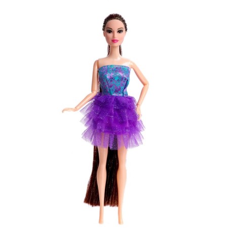 Carrier-model doll "Olya" in a dress, mix-3