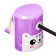 Mechanical sharpener with a container, a violet cat