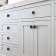 Handle K-16 button, without coating, black color
