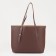 Zipper bag with zipper, burgundy color