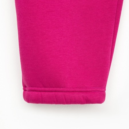 Kids (hoodies, trousers) minku: Basic Line Kids, Oversize, Fuchsia color, height 122-14