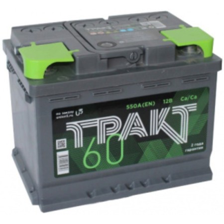 Battery tract 60 Ah 6ST-60.0 VL, reverse polarity