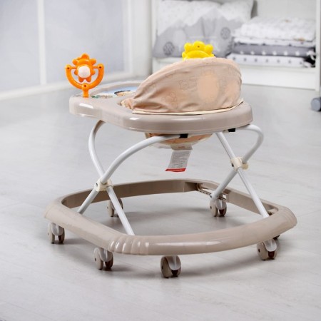 Walks "Sun", 7 wheels, muses. Toys, light beige-3