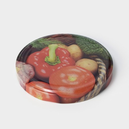 Canning cover, screw, TO-100 mm, packaging 10 pcs, color mix-1