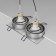 The built-in lamp Technical DL024-2-02S, GU10, 2x50 W, 175x92x25 mm, silver