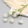 Artificial flowers "Sharo -headed muzzle" 70 cm, white