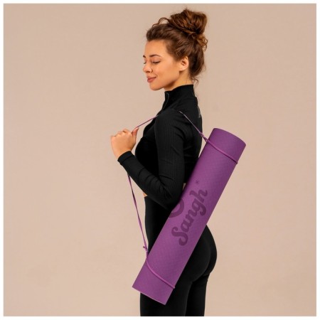 Sangh yoga rug, 183 × 61 × 0.6 cm, purple color-3
