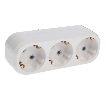 Substantor Universal A303, 3 sockets, with salary, 16 A, white