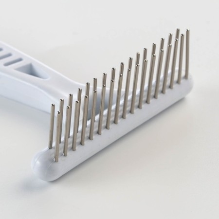 Comb-breeze 2-ribs, 13.5 x 8.8 cm, white-2