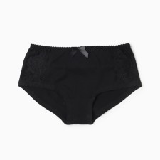 Panties women's shorts, black color, size 48