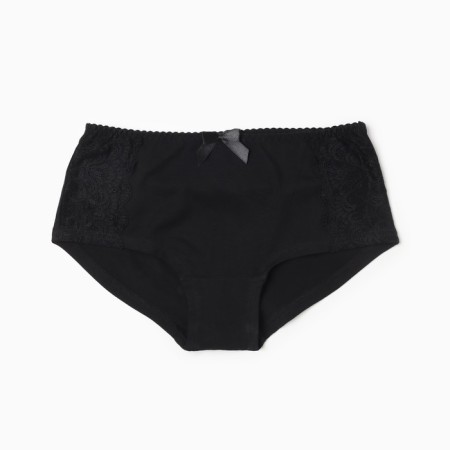 Panties women's shorts, black color, size 48