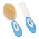 A set of combs with nylon bristles m & in, blue color