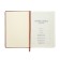 Leduced Diary A5, 140l, Cage, leatherette, elastic band, black cut, brown