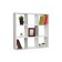 Shelf-stellah hinged/floor PD-1, 784x200x784, white