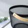 Universal round ladoom, 26 × 26 × 18 cm basket, black color is