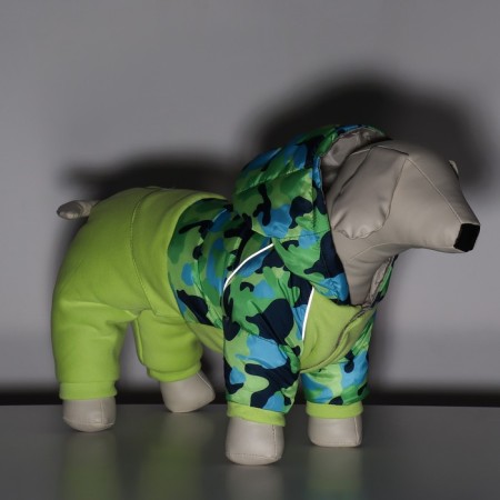 Combines "Go-Idi" with a weight, size 8 (ds 19 cm, og 30, osh 22 cm), green/camouflage-12