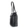 Youth bag, artificial leather, 420x330x140 cm, black/gray