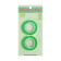Set 2 pieces, adhesive tape textual (peeled) 75mm x 10m, green