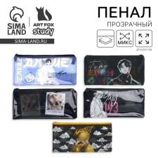 Penal school soft flat 9.5 x 20.5 PVC “September 1: Anime” mix