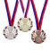 Medal for applying 040 diam 7 cm., Tricolor. Color ser. With a ribbon
