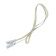 Connective wire for lamps, connector l/n/g, 100 cm, white