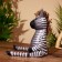 Souvenir "Zebra" hanging paws, tree 30 cm