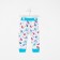 Pants for children, white color/cars, height 62 cm