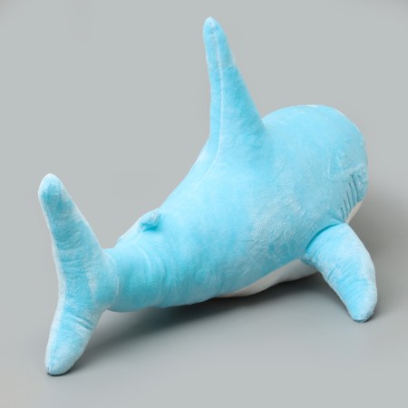 Soft toy "Shark", 100 cm, blue color-2