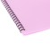 Folder 20 inserts on spirals, A4, 600 μm, Erichkrause "Pastel Bloom Cats", texture "Sand", mix