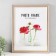 Photo frame plastic 30x40 cm "Dora" Mokko with gold 44.8x34.8x1.4 cm