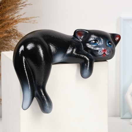 Figure "Vaska kitten" 14x19cm, black-3