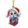 New Year's prefabricated pendant on the Christmas tree "New Year! Bunny "