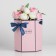 Folding hexagon "Poral pink", 17 × 14.8 × 19.5 cm