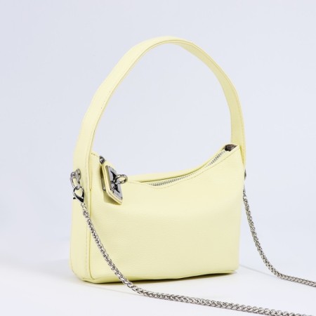 Baget Baget with a zipper, chain, yellow color-2