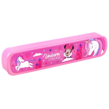 Penal-football Plastic, 43x200x23 mm, retractable, Minnie Mouse and unicorn-1