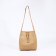 Bag Women's Tout on the valve, beige color