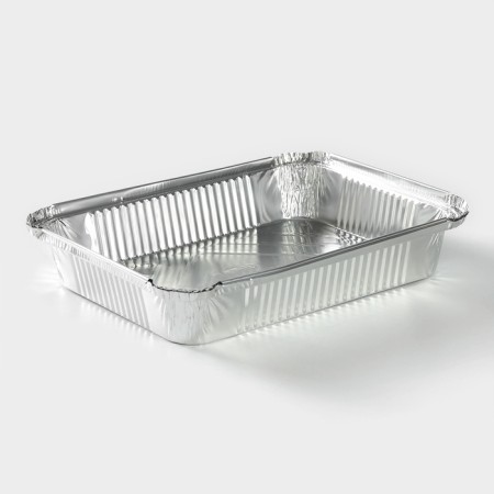 Foil form for baking and baking of the share, 1.1 l, 225 × 175 × 35 mm, 2 pcs/un-4